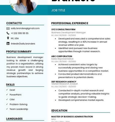 Multi Type Resume CV